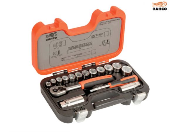 S330 Socket Set of 34 Metric 3/8in Drive + 1/4in Accessories