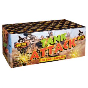 tank attack 188 shot barrage firework