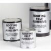 Roof felt adhesive