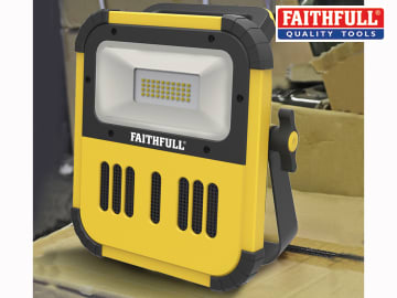 faithfull led cordless site light