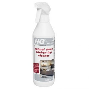 Natural stone worktop cleaner Clean natural stone worktop? HG natural stone kitchen top cleaner was specially developed for quick, no streak safe daily cleaning of natural stone worktops.