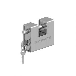 Heavy Duty Armoured Block Padlock | 3½" 90mm Steel/Nickel