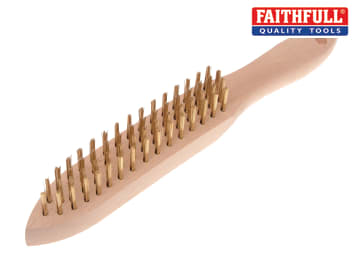 Faithfull Heavy-Duty Scratch Brush 4 Row Scraper