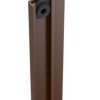 DURAPOST COVER STRIP FOR U CHANNEL | 2.1M SEPIA BROWN