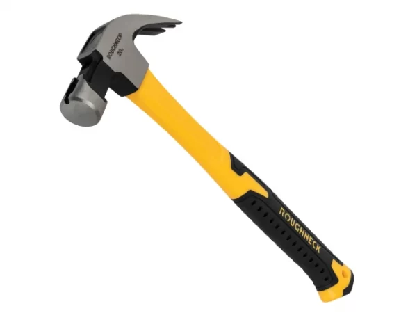 1 x Roughneck® Claw Hammer Fibreglass Shaft 567g (20oz)