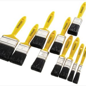 STAHOBBY10 Hobby Paint Brush Set of 10 12(2) 25(2) 38(3) 50(2) & 75mm