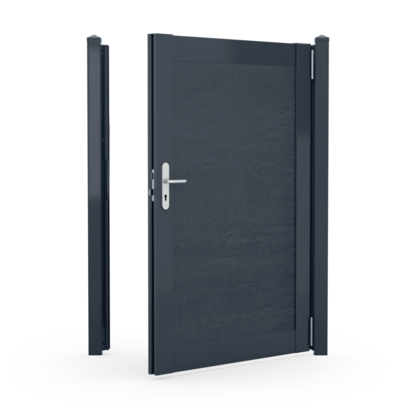 Durapost Aluminium Gate Anthracite grey