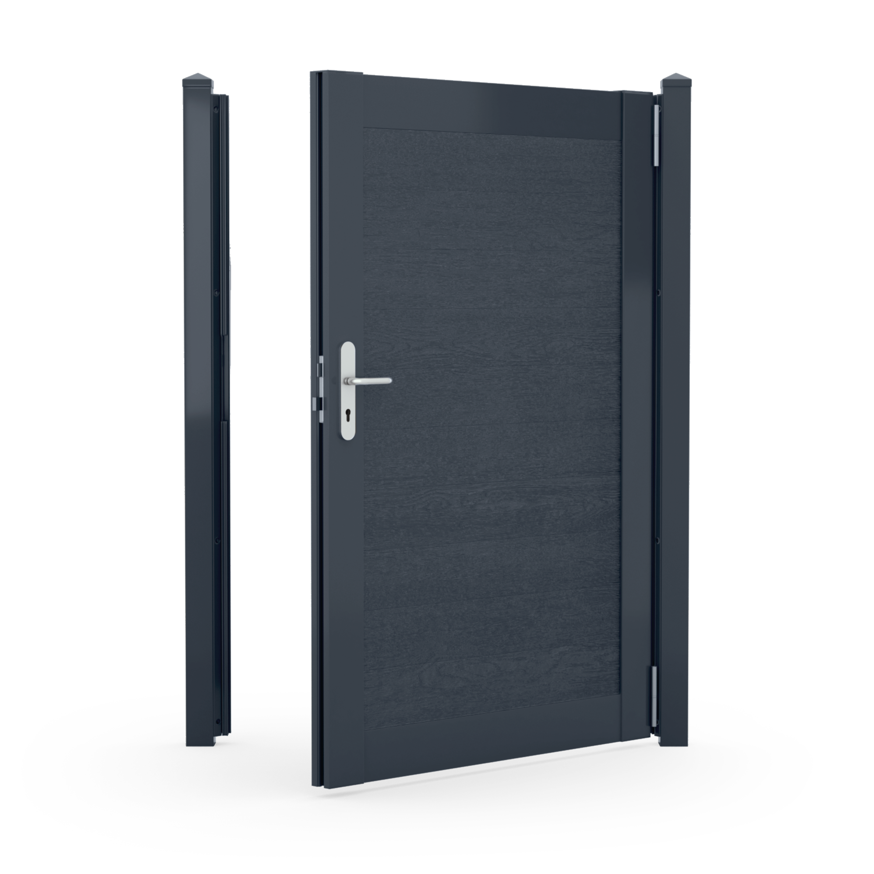 Durapost Aluminium Gate Anthracite grey