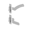 GM CURVE RAIL HINGE-HAND L/H | 12" 300MM GALV